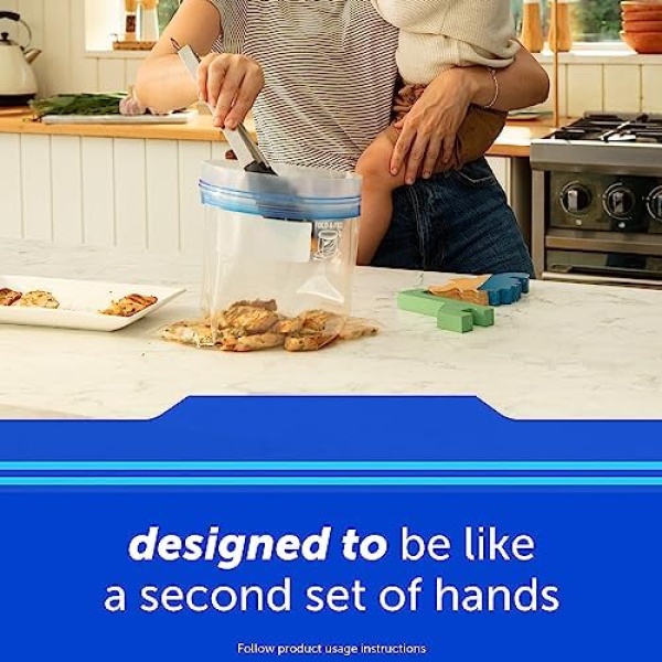 Ziploc Medium Food Storage Freezer Bags, Grip 'n Seal Technology for Easier Grip - Image 6