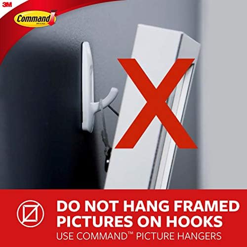 Command Utility Hooks Value Pack, Adhesive Hooks, Medium, 6 Wall Hooks 12 Medium - Image 7