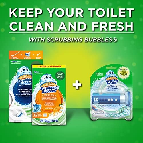 Scrubbing Bubbles Heavy Duty Fresh Brush Toilet Cleaning Flushable Refills - Image 7