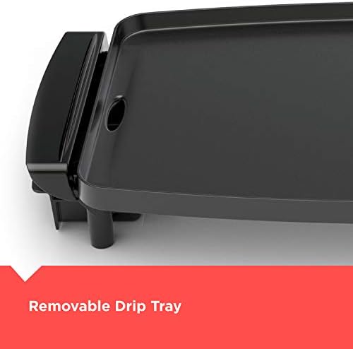 BLACK+DECKER Electric Griddle with Removable Temperature Probe, Indoor Grill - Image 5