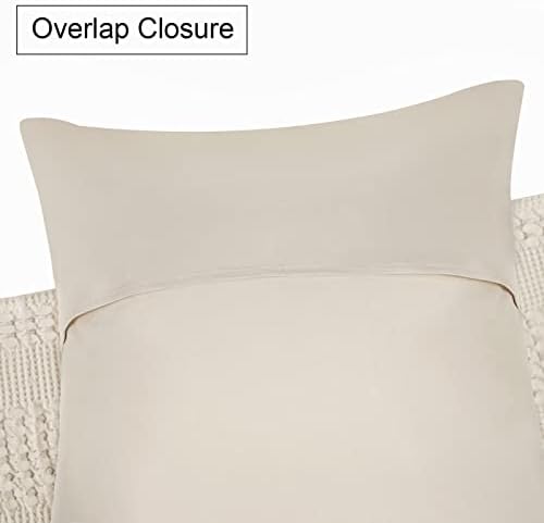 PHF 100% Cotton Waffle Weave Euro Sham Covers, 2 Pack 26" x 26" Pillow Covers - Image 5