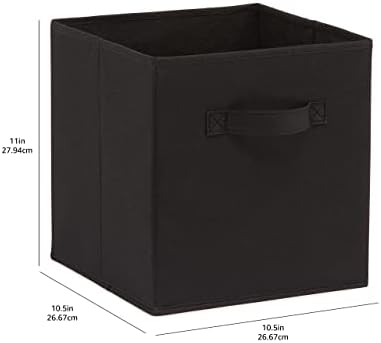 Amazon Basics Collapsible Fabric Storage Cubes Organizer with Handles - Image 4