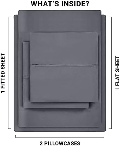 Utopia Bedding Bed Sheet Set - 4 Piece Queen Bedding - Soft Brushed Microfiber - Image 3