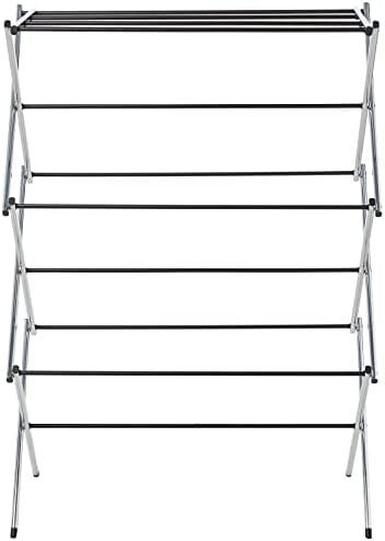 Amazon Basics Foldable Laundry Rack for Air Drying Clothing-41.8 inch x 29.5 - Image 2