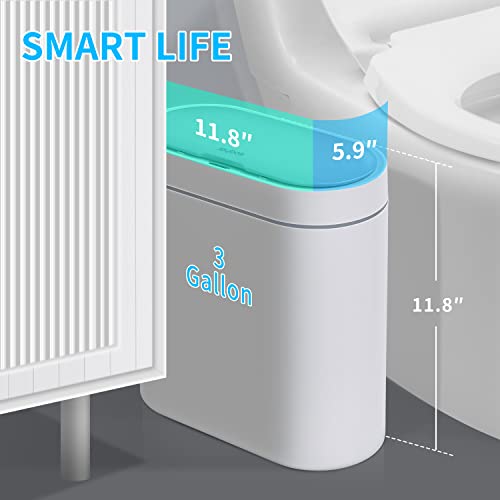 JOYBOS Bathroom Trash Can,3 Gallon Waterproof Automatic Smart Bathroom - Image 3
