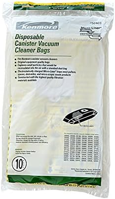 Kenmore Disposable Canister Vacuum Cleaner Bags 50403, 10-count - Image 5