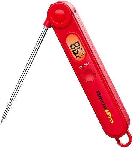 ThermoPro TP03B Digital Instant Read Meat Thermometer with Backlight LCD
