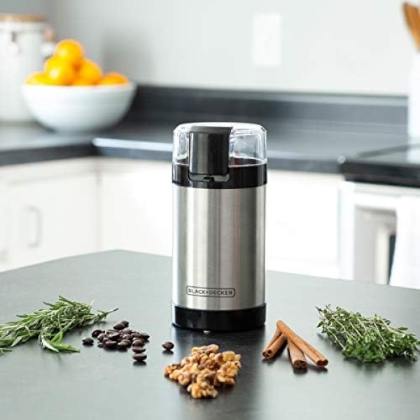 Black & Decker CBG110SC Easy Touch Electric Smartgrind Coffee & Spice Grinder - Image 5