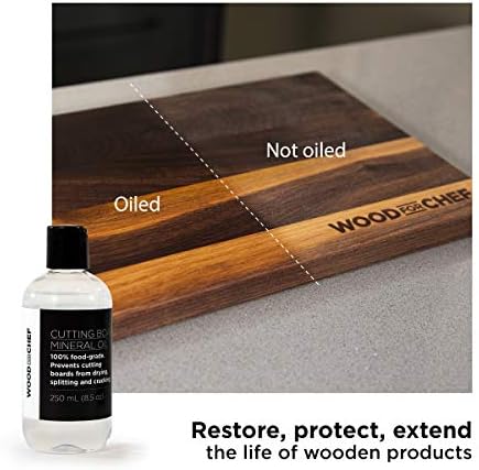 Food Grade Mineral Oil for Cutting Board (250ml) - Butcher Block Oil - Image 2