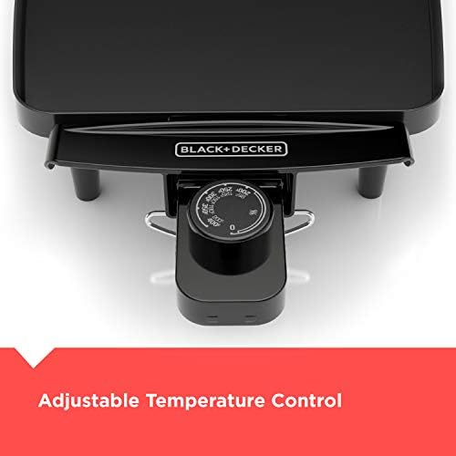 BLACK+DECKER Electric Griddle with Removable Temperature Probe, Indoor Grill - Image 3