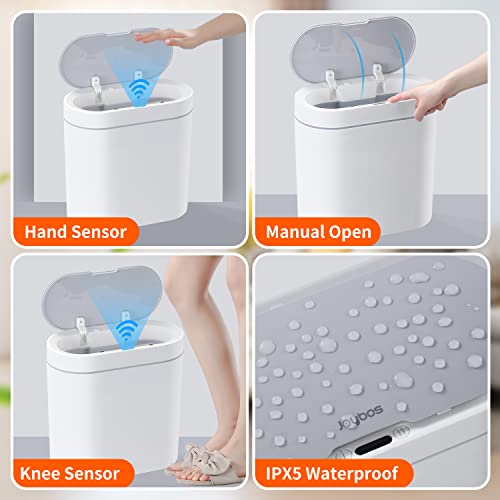 JOYBOS Bathroom Trash Can,3 Gallon Waterproof Automatic Smart Bathroom - Image 5