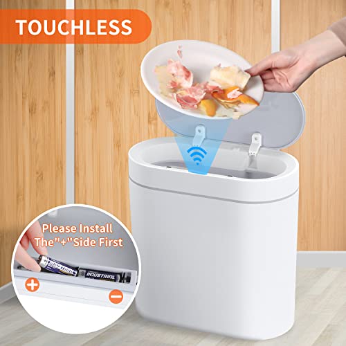 JOYBOS Bathroom Trash Can,3 Gallon Waterproof Automatic Smart Bathroom - Image 6
