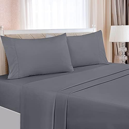 Utopia Bedding Bed Sheet Set - 4 Piece Queen Bedding - Soft Brushed Microfiber - Image 2