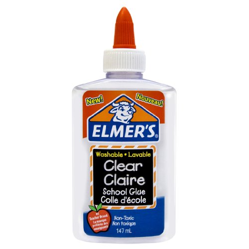 Elmer's Washable Clear School Glue, 147ml, 5-Ounce Bottle