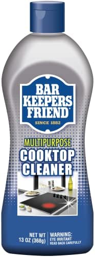 Bar Keepers Friend 11613 Multipurpose Cooktop Soft Liquid Cleaner, silver, 368 g