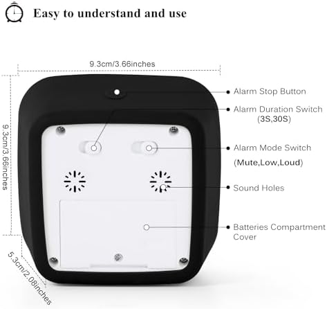 Visual Timer with Protective Case, Yunbaoit Upgraded 60-Minute Countdown Timer - Image 4