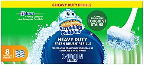 Scrubbing Bubbles Heavy Duty Fresh Brush Toilet Cleaning Flushable Refills