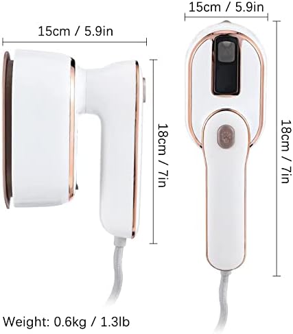 Portable Iron Steamer for Clothes, Compact Travel Size Mini Steamer - Image 7