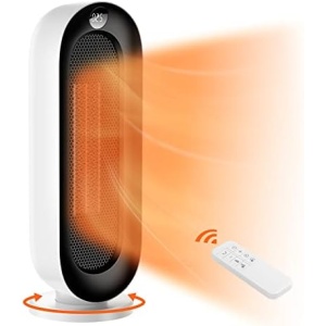 Space Heater, Ilake Space Heater for Indoor Use with ECO Mode, 1500W Ceramic