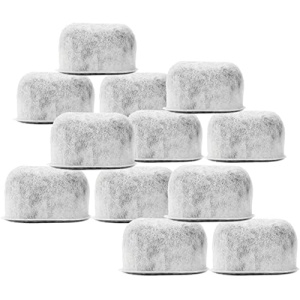 Housewares Solutions Pack of 12 Replacement Charcoal Water Filters