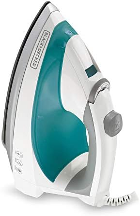 Black+Decker Lightweight Steam Iron, 1200 Watt Clothing Iron, Teal - Image 2