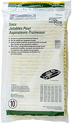 Kenmore Disposable Canister Vacuum Cleaner Bags 50403, 10-count - Image 6