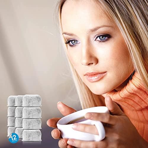 Housewares Solutions Pack of 12 Replacement Charcoal Water Filters - Image 6