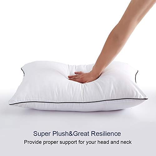 Pillows Queen Size 2 Pack for Sleeping, Soft and Supportive Bed Pillow for Side - Image 3