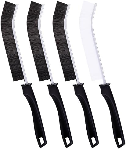 4Pcs Gap Cleaning Brush, Ginsco Hard-Bristled Crecive Cleaning Brush