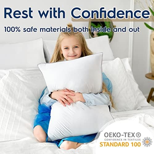 viewstar Pillows Queen Size 2 Pack, Soft Hotel Bed Pillows for Back Side - Image 7