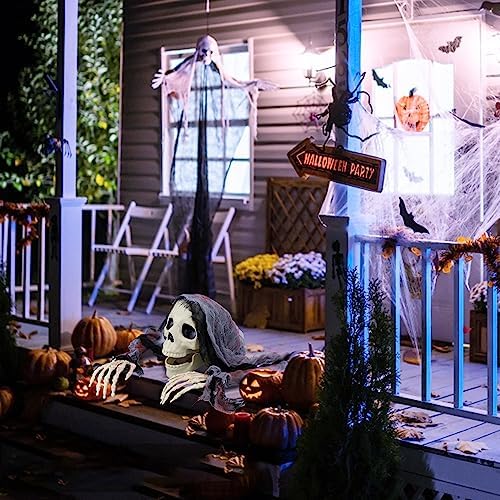 Halloween Decorations Outdoor, Realistic Skeleton Halloween Decor, Real Scary - Image 2