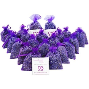 Pura Aide Lavender Sachets Pre-Filled for Refreshing Drawers Closets Dressers