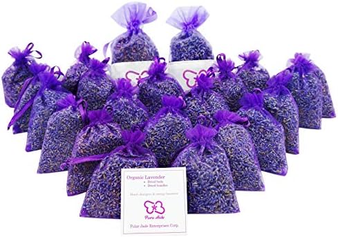 Pura Aide Lavender Sachets Pre-Filled for Refreshing Drawers Closets Dressers