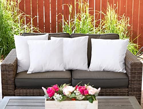 Utopia Bedding Throw Pillow Insert (Set of 4, White), 18 x 18 Inches Pillow - Image 6