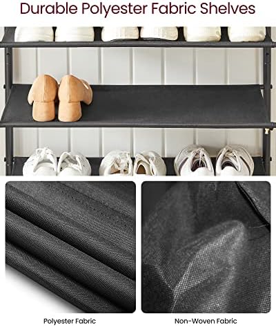 VASAGLE Shoe Rack, 5 Tier Shoe Storage Rack for 15-18 Pairs of Shoes, Narrow - Image 6