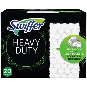 Swiffer Sweeper Dry Dust Mop Refills, Heavy Duty Dusters for Cleaning,