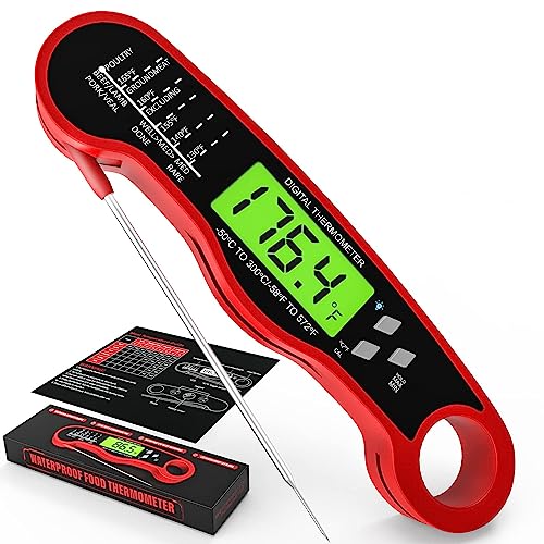 AWLKIM Meat Thermometer Digital - Fast Instant Read Food Thermometer