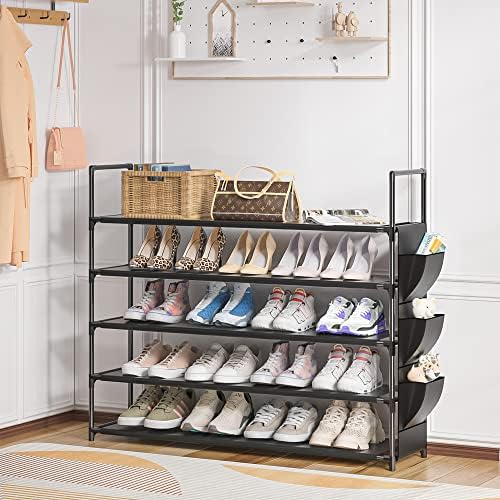 Shoe Rack 5 Tier Shoe Organizer Shoe Storage 20-25 Pairs Shoe Rack for Closet - Image 2