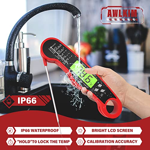 AWLKIM Meat Thermometer Digital - Fast Instant Read Food Thermometer - Image 4