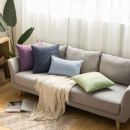 MIULEE Pack of 2 Decorative Burlap Linen Throw Pillow Covers Modern Farmhouse - Image 7