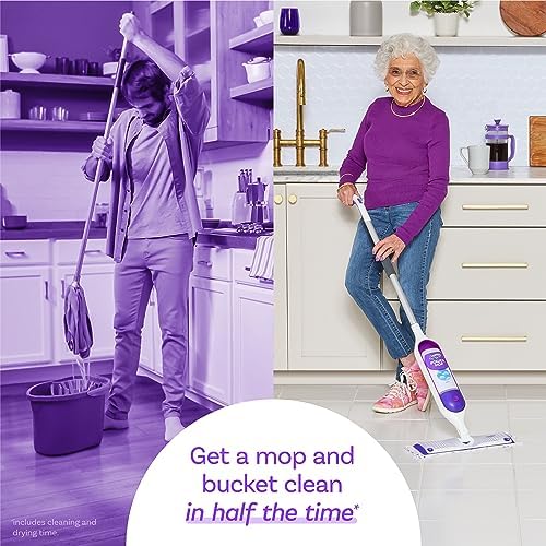Swiffer PowerMop Multi-Surface Mop Kit for Floor Cleaning, Fresh Scent, Mopping - Image 9