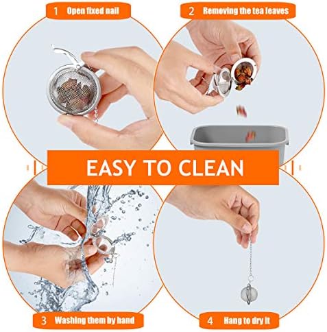 Tea Filter - BabyElf Stainless Steel Tea Infuser - Tea Strainer for Loose Leaf - Image 4