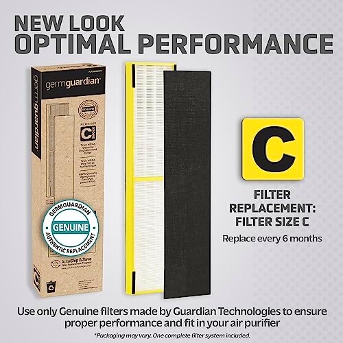 Germ Guardian FLT5000 True HEPA GENUINE Air Purifier Replacement Filter C - Image 2