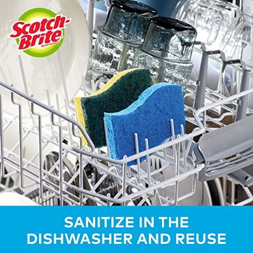 Scotch-Brite Scrub Sponge, 9 Pack, Non Scratch, Multipurpose Sponges for Dishes - Image 7