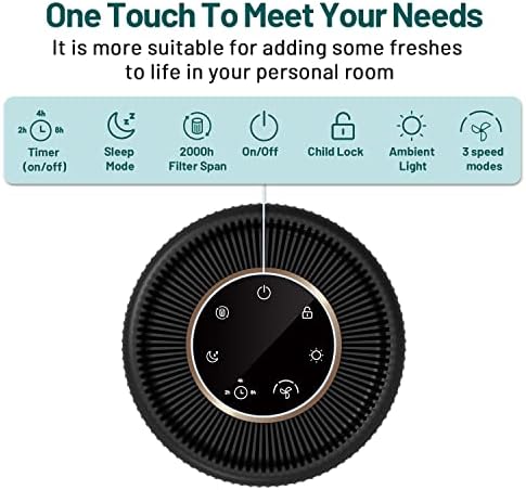Jafanda Air Purifiers for Home bedroom,H13 True HEPA Coverage 450 sqft - Image 6