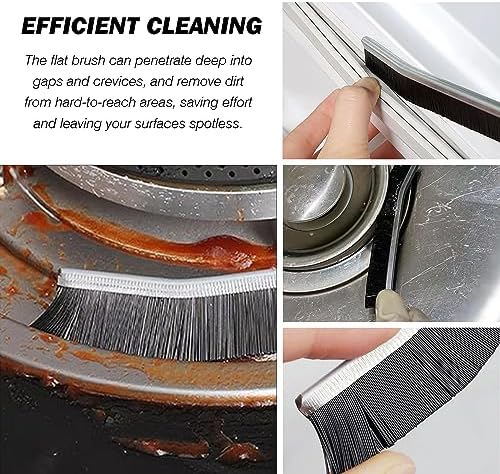 4 PCS Crevice Cleaning Brush,Hard Bristle Crevice Cleaning Brush for Household - Image 4