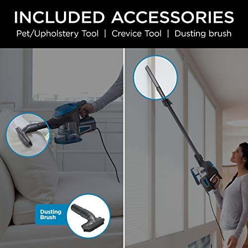 Shark Rocket Ultra-Light Upright Vacuum Cleaner, Blue (HV300C) - Image 7