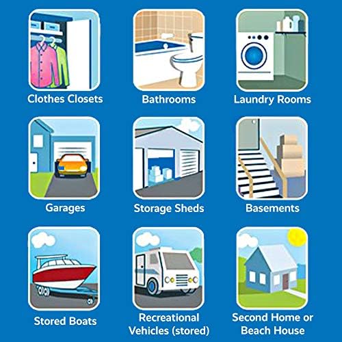 DampRid Fragrance Free Refillable Moisture Absorber - 10.5oz Cup Traps Moisture - Image 6