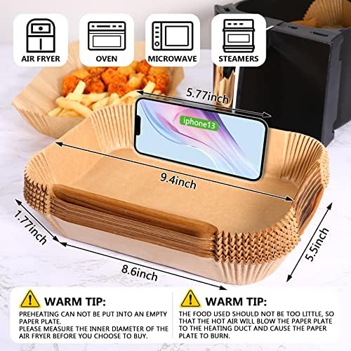 (125PCS) Air Fryer Liners, Air Fryer Disposable Paper Liner for Ninja Dual Air - Image 2