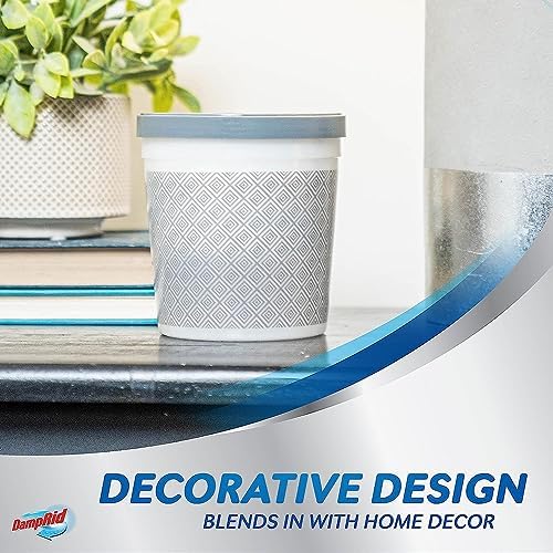 Damp Rid Moisture Absorber (6 Pack, 10.5 Oz) - Fragance Free, Refillable Cups - Image 4